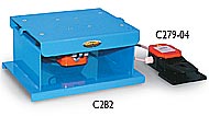 Виброплощадка лабораторная C282 с педалью-выключателем