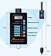 Влагомер песка и грунта "Microlance", 100 см