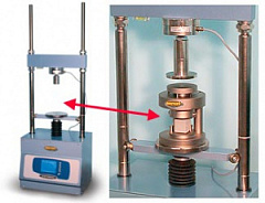 Комплект для испытания на сжатие цементных образцов к прессу S205